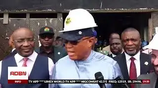 Gov. Eno Inspects Ibom International Hotel Project