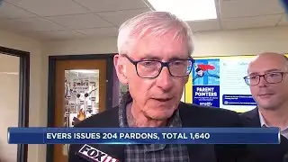 Gov. Evers issues 204 pardons, bringing total to 1,600+
