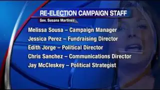 Gov. Martinez announces re-election staff