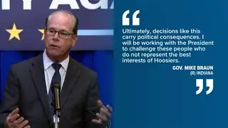Gov. Mike Braun condemns failed redistricting attempt in Indiana