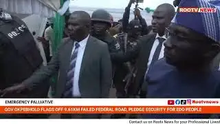 Gov Okpebholo Flags-off 9.61km Failed Federal Road, Pledge Security for Edo People