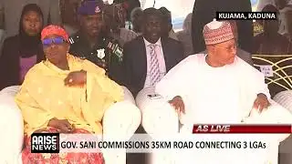 GOV. SANI COMMISSIONS 35KM ROAD CONNECTING 3 LGAS