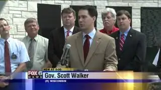Gov. Walker signs bill honoring fallen service members