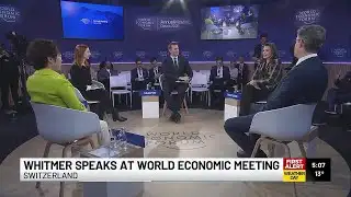 Gov. Whitmer speaks about tariffs at World Economic Forum