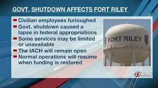 Government shutdown impacts Fort Riley operations