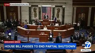 Government shutdown update: House passes bill to end partial government shutdown | What