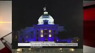 Governor Bentley visits police department