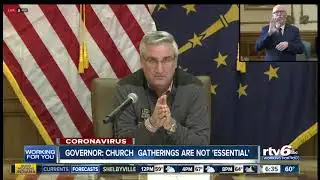 Governor: Church gathers are not 