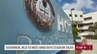 Governor DeSantis comes to Tampa to discuss the potential Rays Stadium