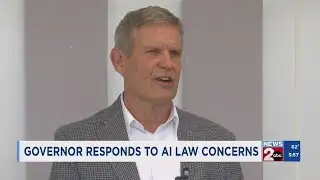 Governor Lee responds to AI law concerns