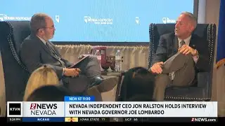 Governor Lombardo sits for one-on-one interview with Jon Ralston