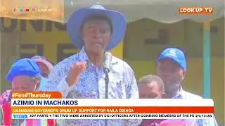 Governor Mutua sustains attack on Kalonzo Mutua: 