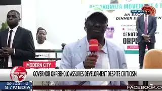 GOVERNOR OKPEBHOLO ASSURES DEVELOPMENT DESPITE CRITICISM