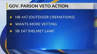 Governor Parson vetoes