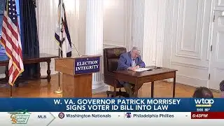 Governor Patrick Morrisey Signs Voter ID Bill Into Law
