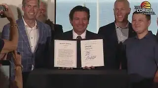 Governor Ron DeSantis signs bill to preserve Florida