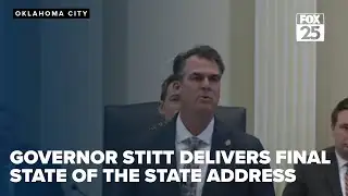 Governor Stitt delivers his final State of the State, Oklahoma legislative session begins