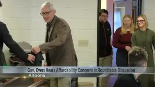 Governor Tony Evers hears affordability concerns in Altoona roundtable visit