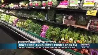 Governor Youngkin Announces Food Program