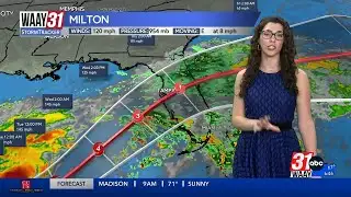 Grace Anello tracks Hurricane Milton, currently undergoing rapid intensification