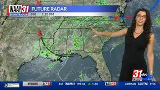 Grace is tracking decreasing temperatures and increased rain chances