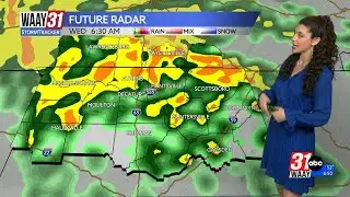 Grace is tracking gusty winds, widespread rain, and below average temperatures all on Wednesday