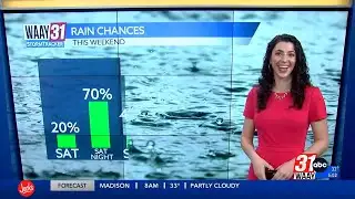 Grace is tracking weekend rain