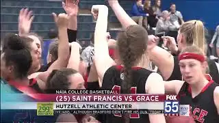 Grace Sweeps USF in Hoops Doubleheader