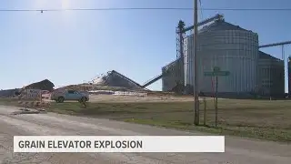 Grain elevator explodes, damages nearby office building