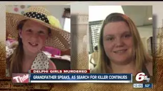 Grandfather speaks, as search for killer continues