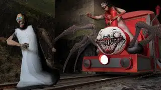 GRANNY × CHOO CHOO CHARLES HORROR GAMEPLAY | JARVIS