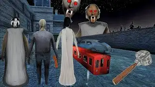 Granny game Horror Escape Gameplay | playing as granny and hulk | Granny 4