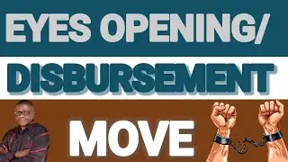 GRANT DISBURSEMENT MOVE TODAY.. LISTEN