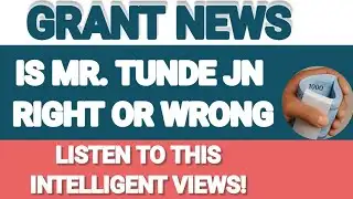 GRANT DISBURSEMENT SAGA: REACTION THAT SHAPE PEOPLE