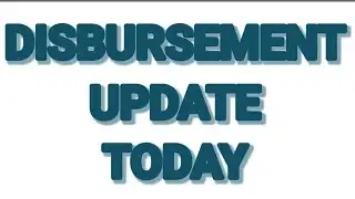GRANT LATEST UPDATE ON DISBURSEMENT. GUARD YOUR MONEY