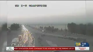 Grass fire causes major delays for southbound I-5 traffic at Grapevine Road