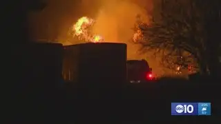 Grass fire near Elk Grove | 3 a.m. Sunday  update