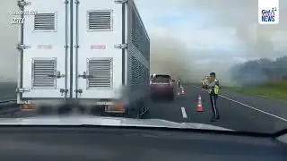 Grass fire, sumiklab sa SCTEX northbound | GMA Integrated News