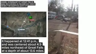 Great Falls man livestreams earthquake