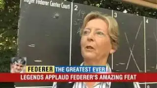 Greats applaud Federer