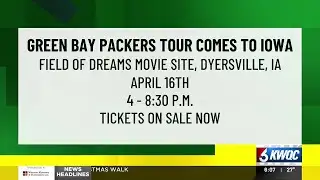 Green Bay Packers tour coming to Iowa this spring