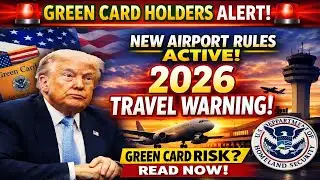 🚨 Green Card Holders Alert   New Airport Rules Active   2026 Travel Warning