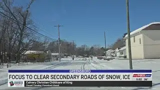 Greensboro crews focus on clearing secondary roads