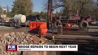 Greenville emergency bridge repairs to begin next year