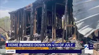 GREENWOOD HOME BURNED DOWN ON JULY FOURTH