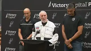 Gregg Popovich makes first public appearance since stroke