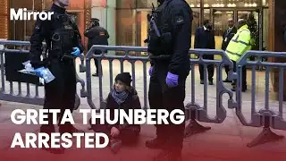 Greta Thunberg ARRESTED in central London during Palestine protest