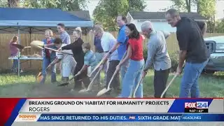Groundbreaking held for Habitat for Humanity projects