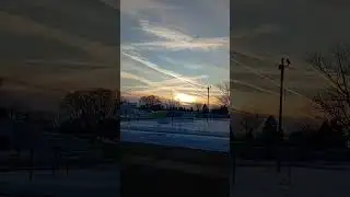 Groundhog Day Sunset #sky #winter #weather