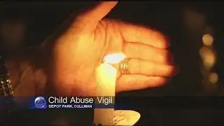 Group holds candlelight vigil for child abuse victims